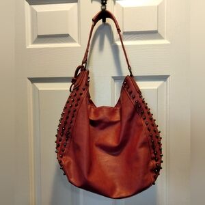Poverty Flats Red Hobo bag